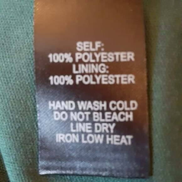 Lulu's Green Knee-length Dress with 3/4" Slit Sleeve  Size XS - Picture 6 of 7